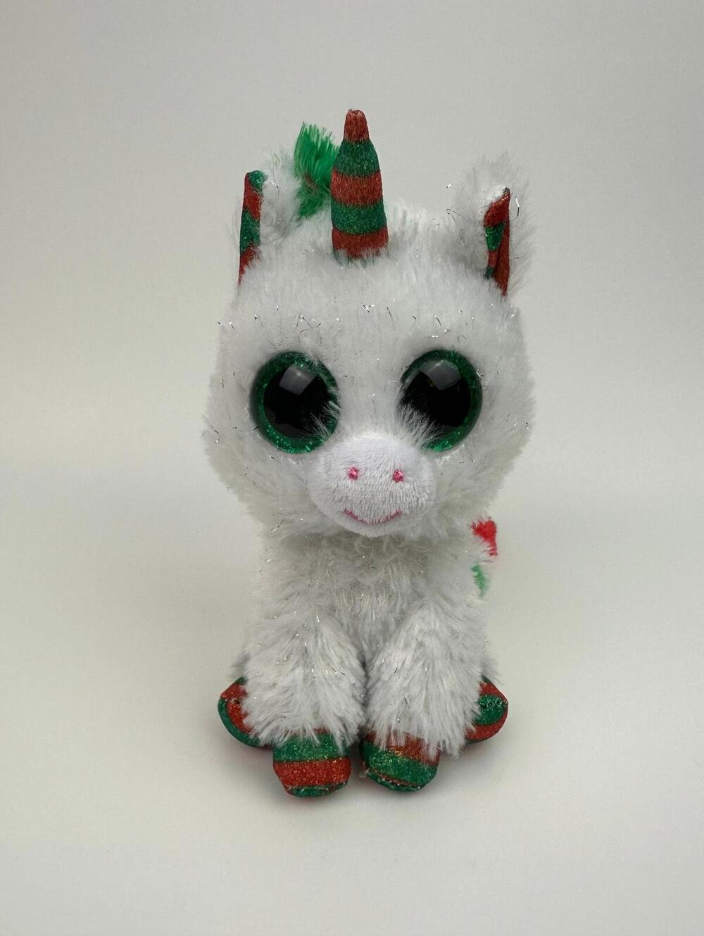 Ty Beanie Boo “Snowfall” the Holiday Unicorn - No Hang Tag (6 inch)